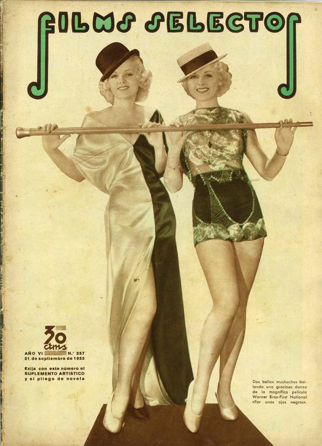 FILMS SELECTOS magazine side cover Issue 257 21 September 1935