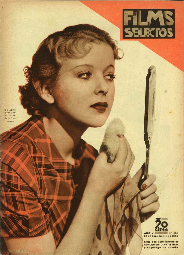 FILMS SELECTOS magazine side cover Issue 258 28 September 1935