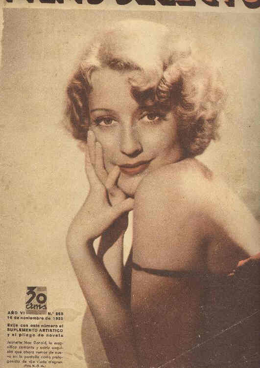 FILMS SELECTOS magazine side cover Issue 265 16 November 1935