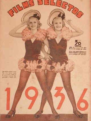 FILMS SELECTOS magazine side cover Issue 271 28 December 1935