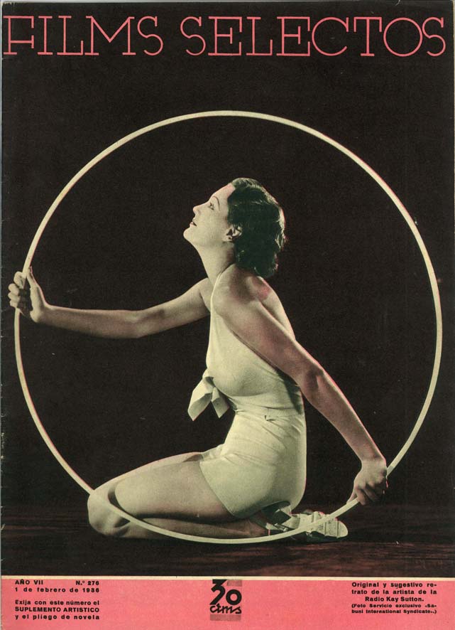 FILMS SELECTOS magazine side cover Issue 276 1 February 1936