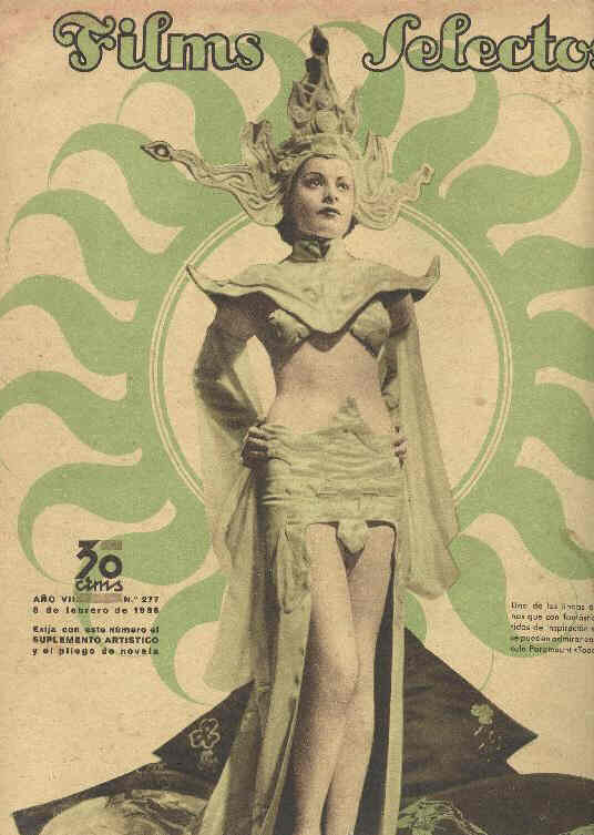 FILMS SELECTOS magazine side cover Issue 277 8 February 1936