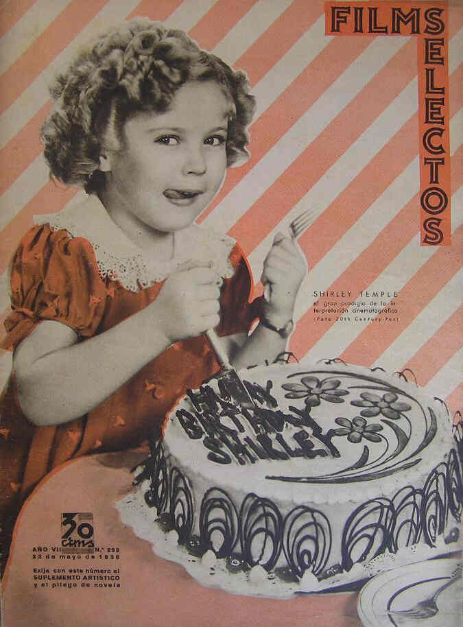 FILMS SELECTOS magazine side cover Issue 292 23 May 1936
