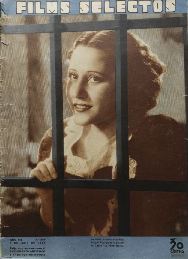 FILMS SELECTOS magazine side cover Issue 298 4 July 1936