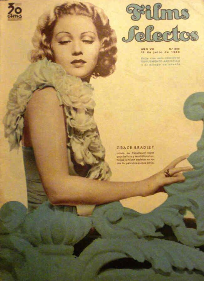 FILMS SELECTOS magazine side cover Issue 299 11 July 1936