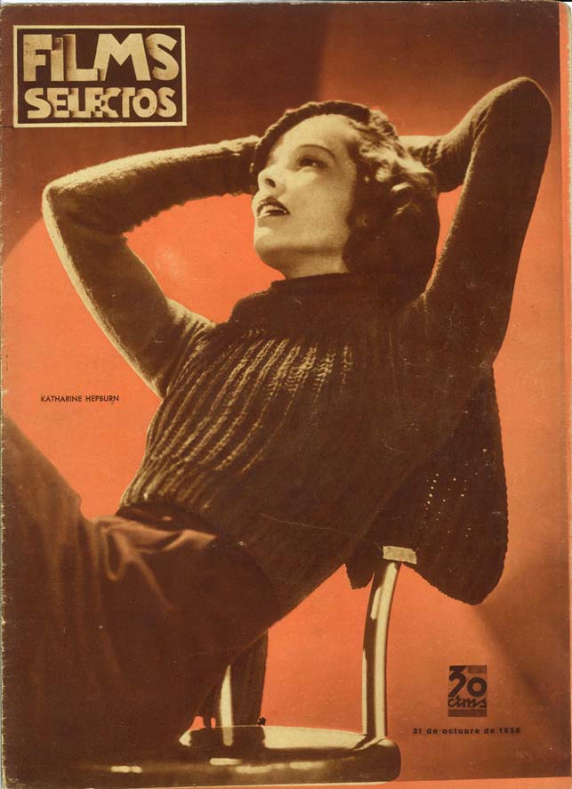 FILMS SELECTOS magazine side cover Issue 305 31 October 1936