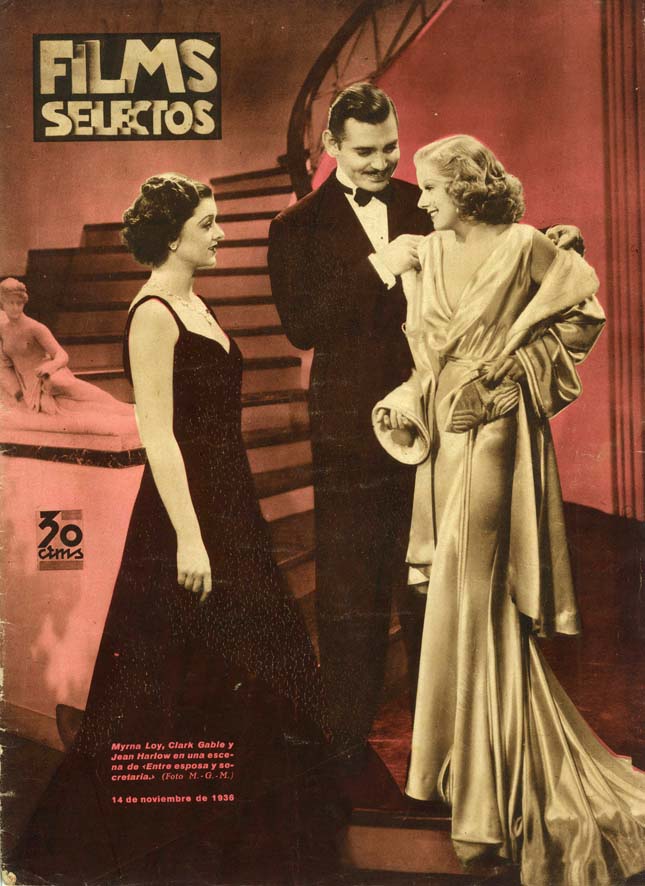 FILMS SELECTOS magazine side cover Issue 307 14 November 1936