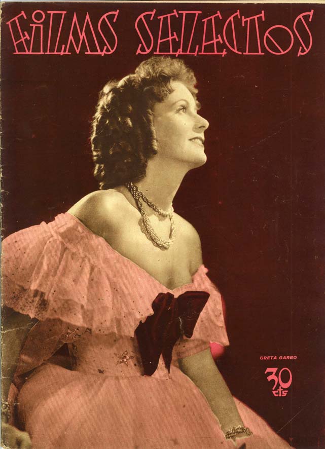 FILMS SELECTOS magazine side cover Issue 310 5 December 1936
