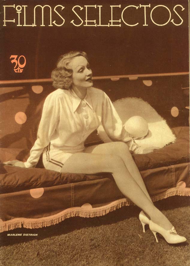 FILMS SELECTOS magazine side cover Issue 312 19 December 1936