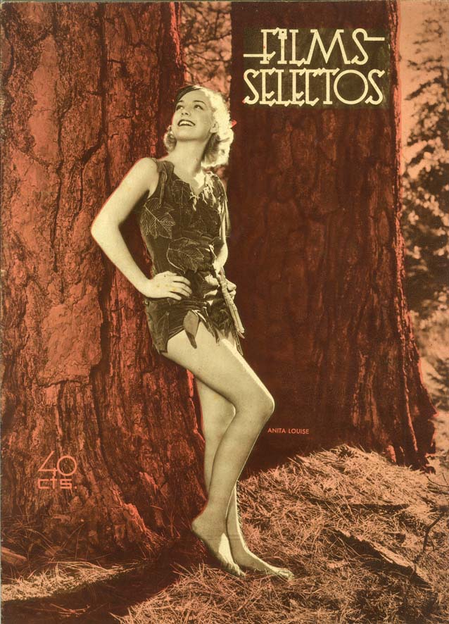 FILMS SELECTOS magazine side cover Issue 315  1937