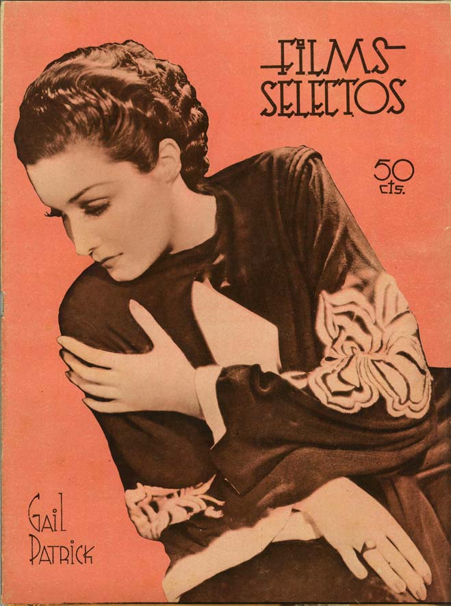 FILMS SELECTOS magazine side cover Issue 320  1937