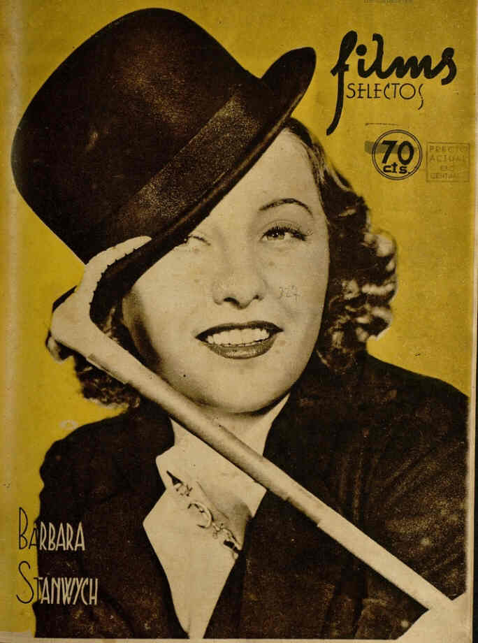 FILMS SELECTOS magazine side cover Issue 327  1937