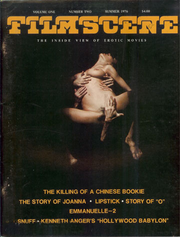 FILMSCENE magazine side cover Issue 2 Summer 1976