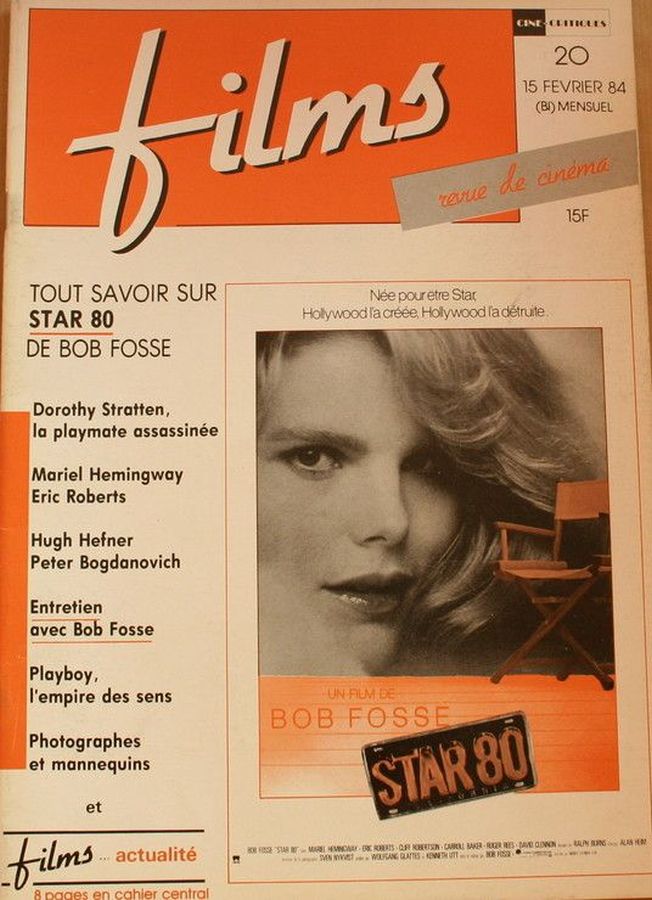 FILMS CINE CRITIQUES magazine side cover Issue 20 15 February 1984