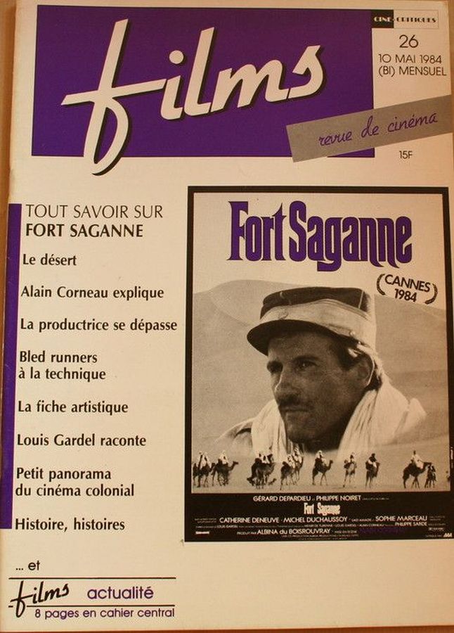 FILMS CINE CRITIQUES magazine side cover Issue 26 10 May 1984