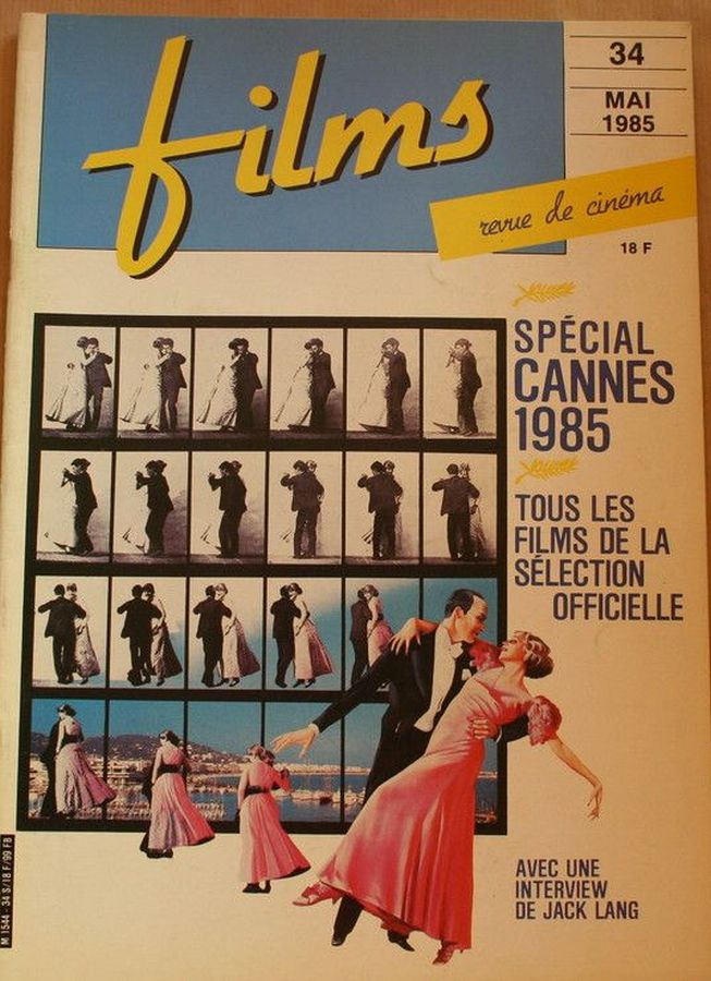 FILMS CINE CRITIQUES magazine side cover Issue 34  May 1985