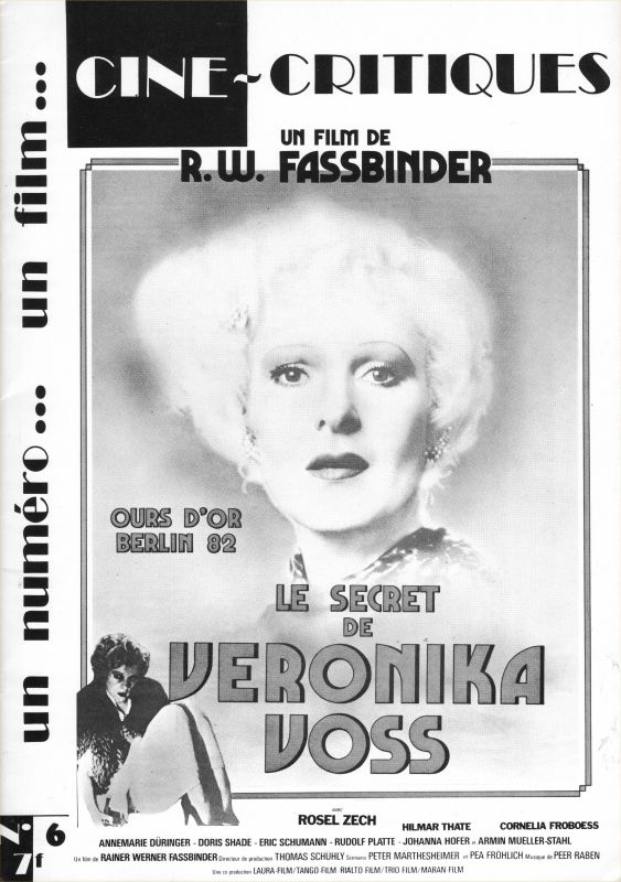 FILMS CINE CRITIQUES magazine side cover Issue 6  August 1982
