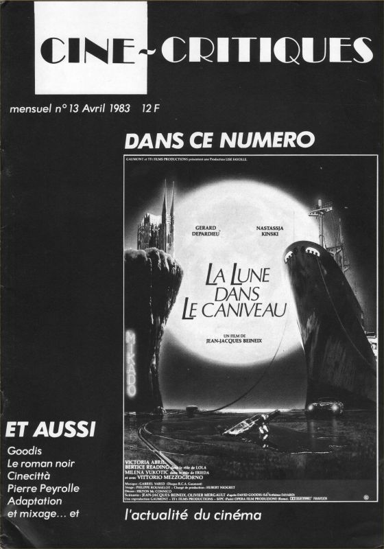 FILMS CINE CRITIQUES magazine side cover Issue 13  April 1983