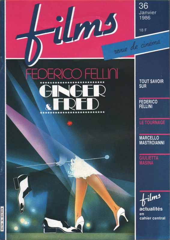 FILMS CINE CRITIQUES magazine side cover Issue 36  January 1986