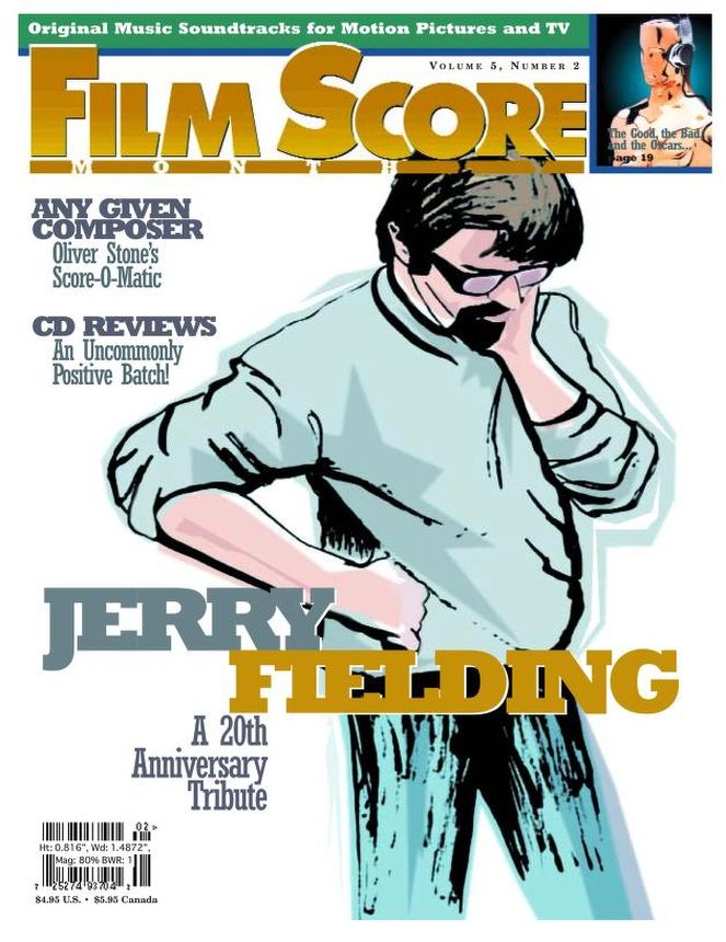 FILM SCORE MONTHLY magazine side cover Issue 109  Vol 5 # 2 February 2000