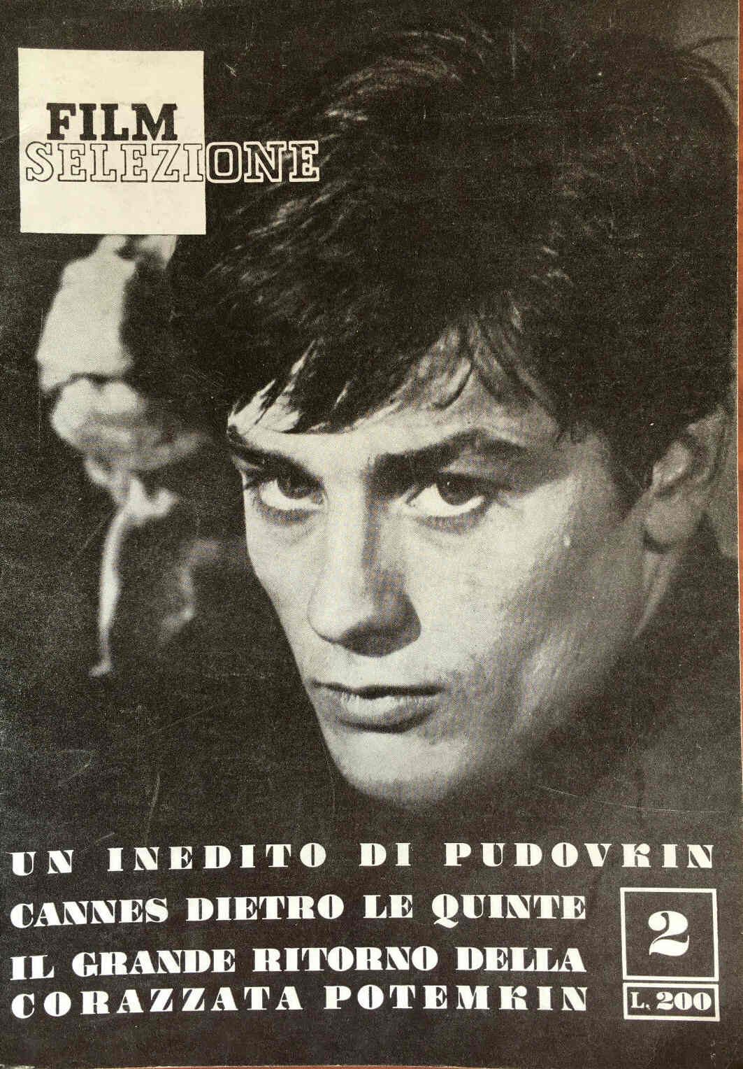 FILM SELEZIONE magazine side cover Issue 2  1960