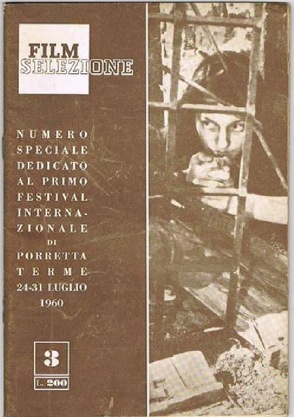 FILM SELEZIONE magazine side cover Issue 3  1960