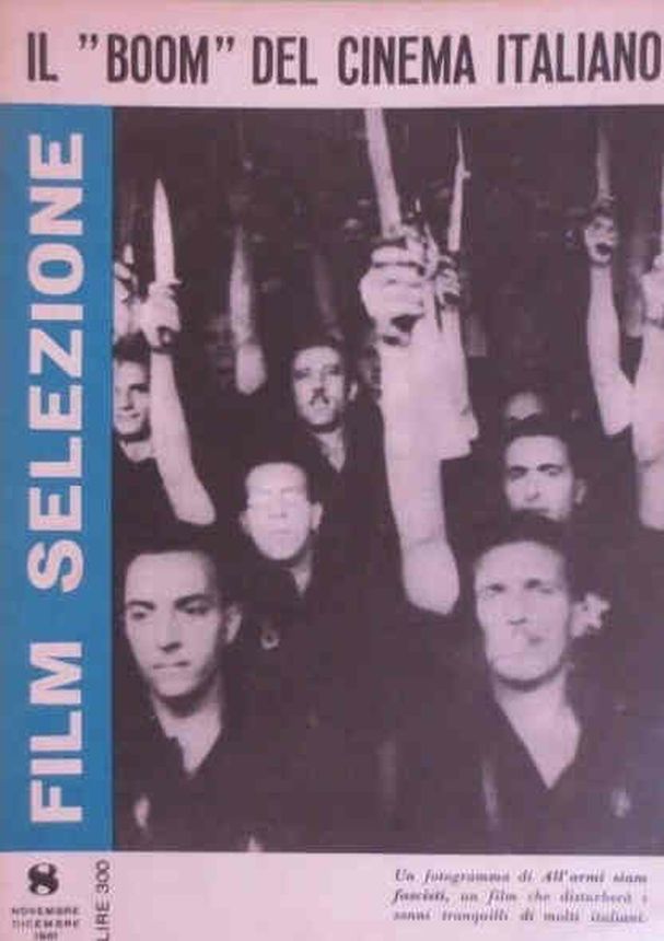 FILM SELEZIONE magazine side cover Issue 8 November/December 1961