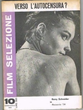 FILM SELEZIONE magazine side cover Issue 10 March/April 1962