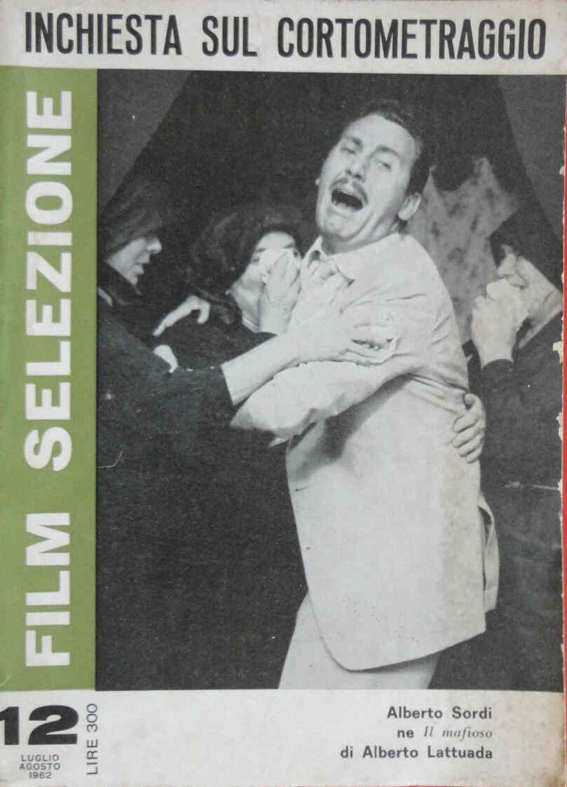 FILM SELEZIONE magazine side cover Issue 12 July/August 1962