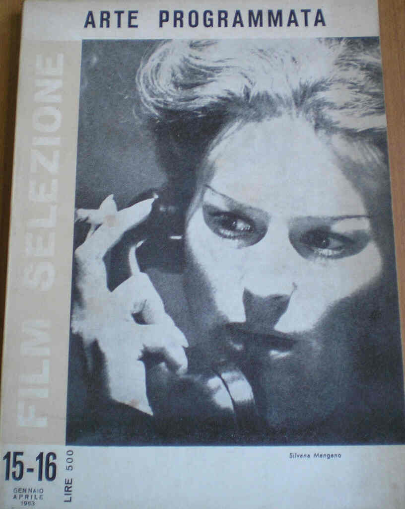 FILM SELEZIONE magazine side cover Issue 15/16 January-April 1963