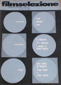 FILM SELEZIONE magazine side cover Issue 18 July/August 1963