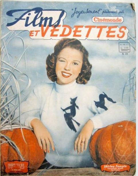 FILMS ET VEDETTES magazine side cover Issue 21  1950