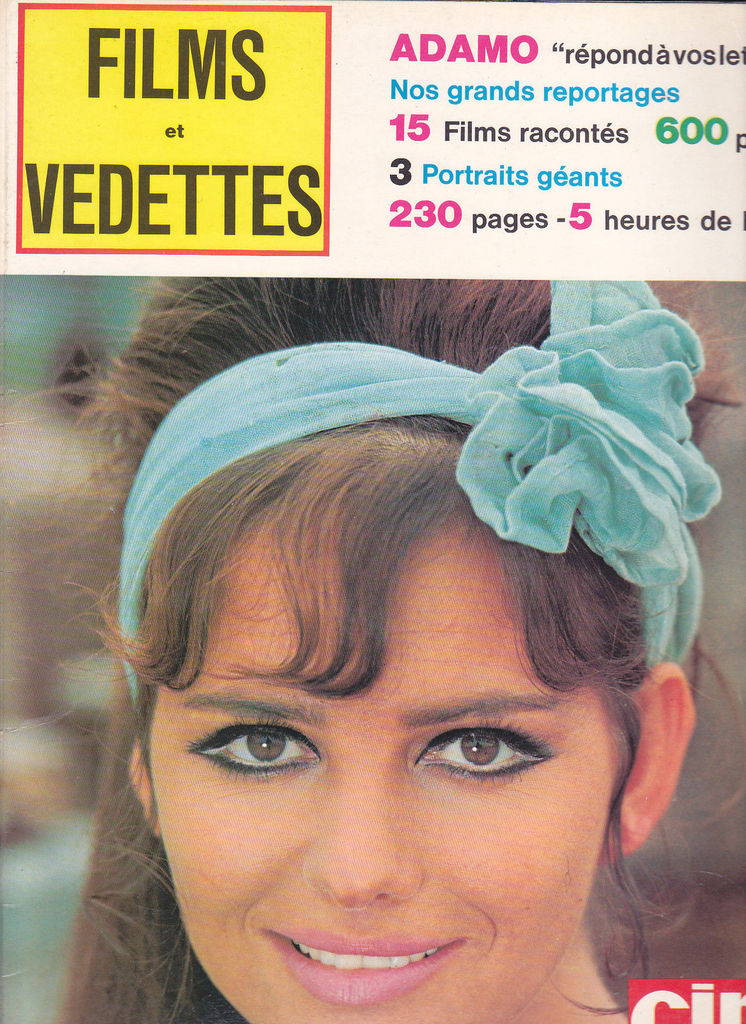 FILMS ET VEDETTES magazine side cover Issue 2  1966