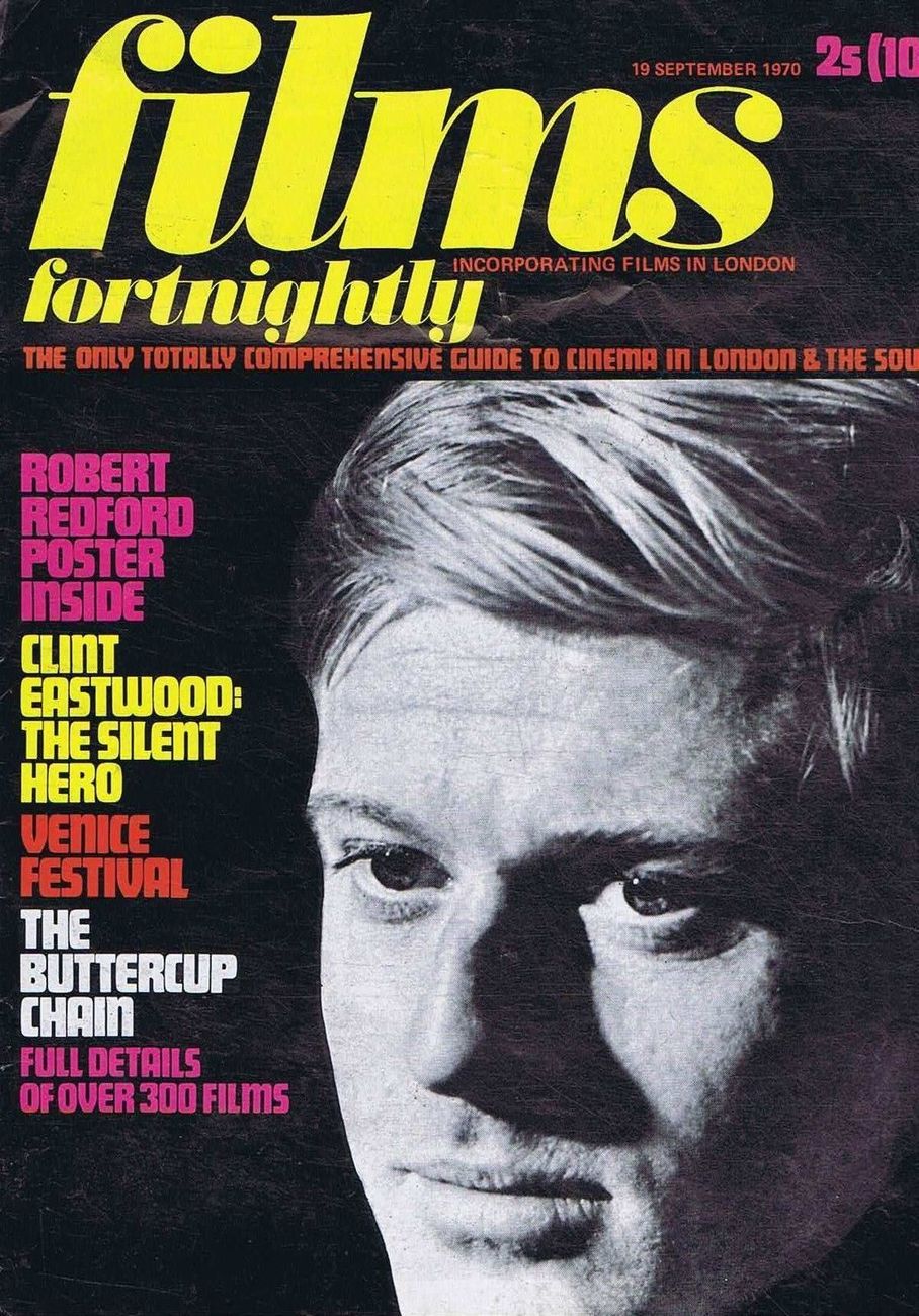 FILMS FORTNIGHTLY magazine side cover 19 September 1970