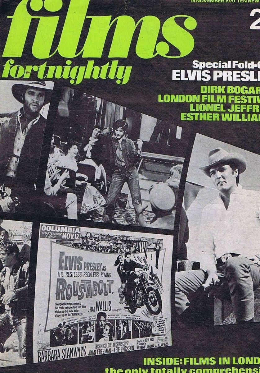 FILMS FORTNIGHTLY magazine side cover 14 November 1970