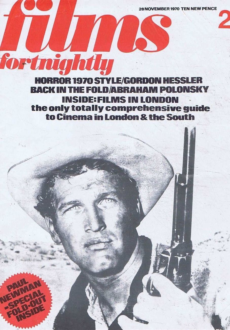 FILMS FORTNIGHTLY magazine side cover 28 November 1970
