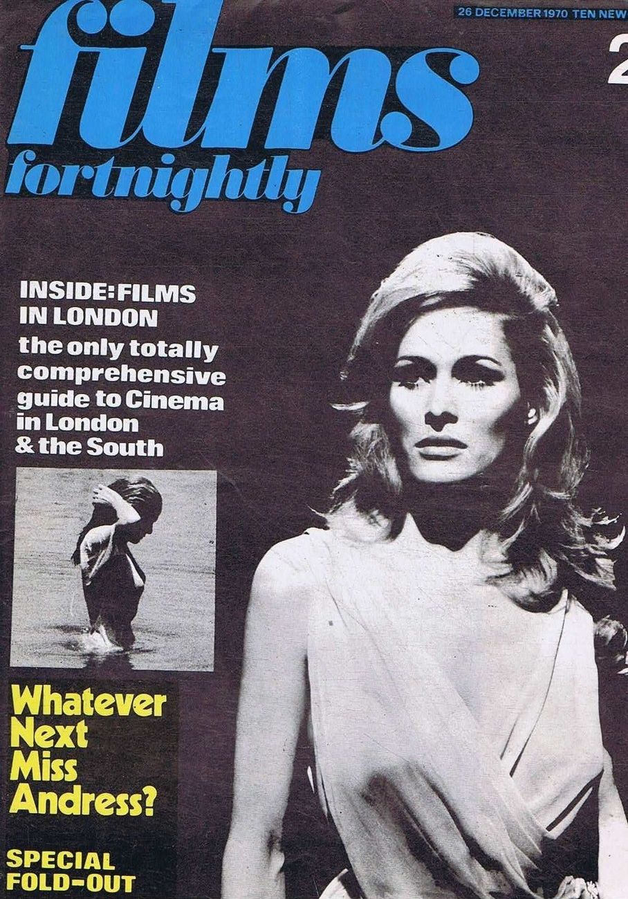 FILMS FORTNIGHTLY magazine side cover 26 December 1970