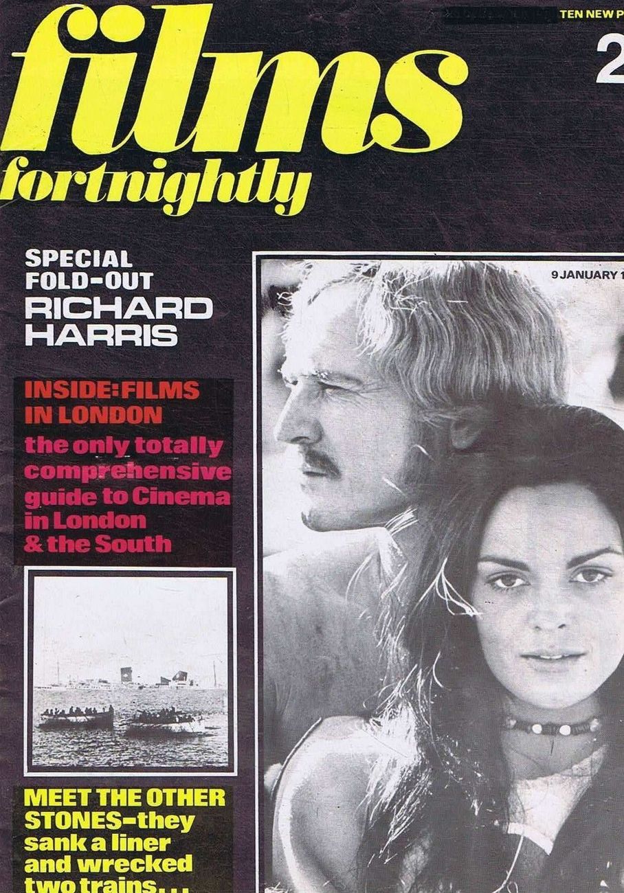 FILMS FORTNIGHTLY magazine side cover 9 January 1971