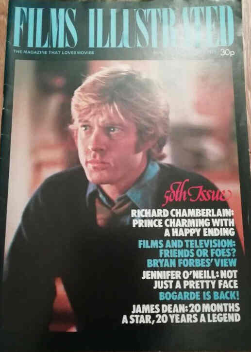 FILMS ILLUSTRATED magazine side cover Issue 50 October 1975