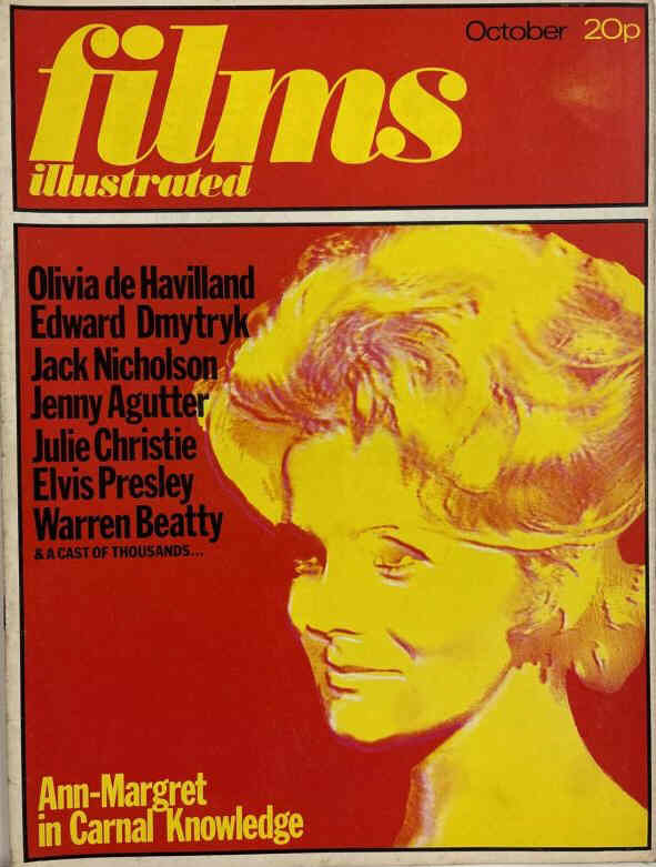 FILMS ILLUSTRATED magazine side cover Issue 4 October 1971