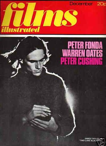 FILMS ILLUSTRATED magazine side cover Issue 6 December 1971