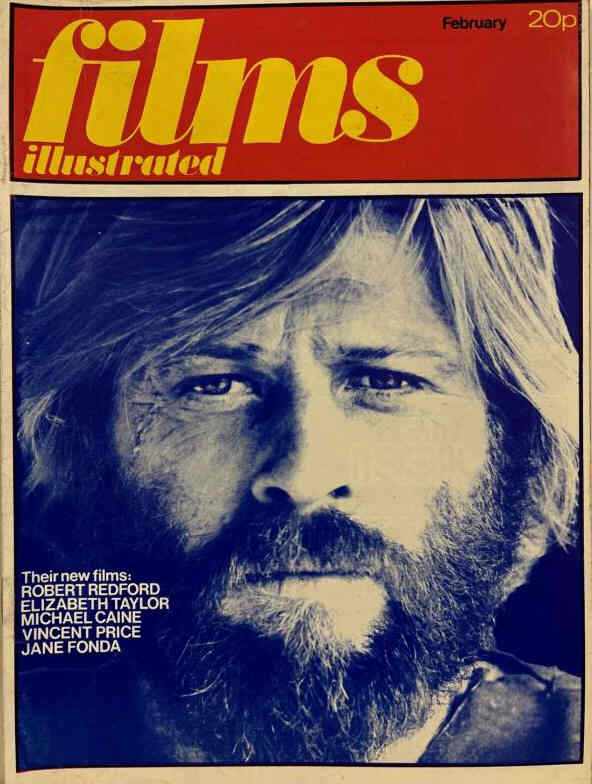 FILMS ILLUSTRATED magazine side cover Issue 8 February 1972