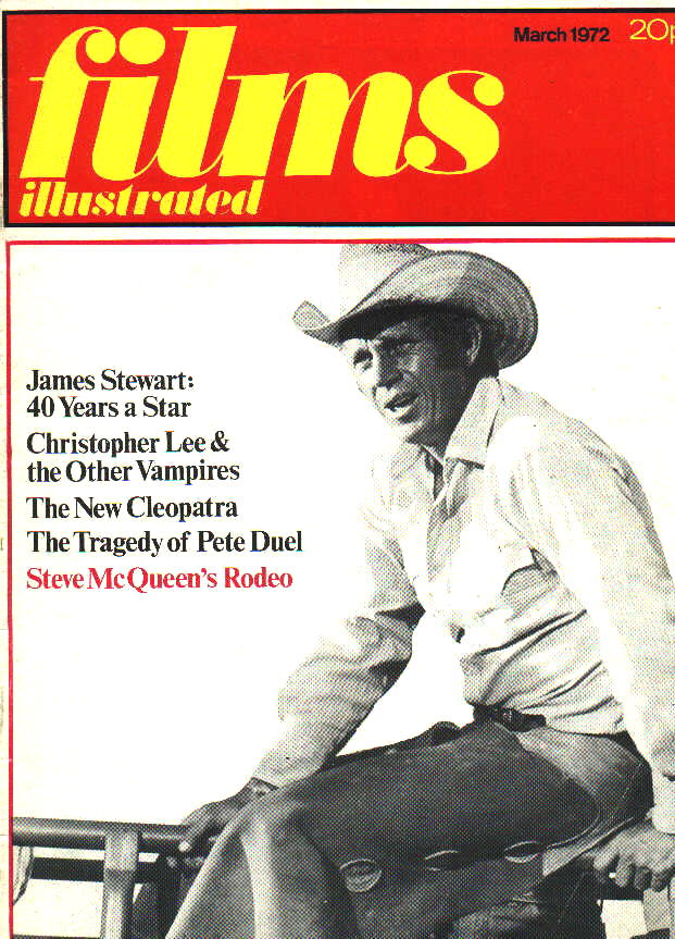 FILMS ILLUSTRATED magazine side cover Issue 9 March 1972