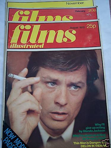 FILMS ILLUSTRATED magazine side cover Issue 14 August 1972