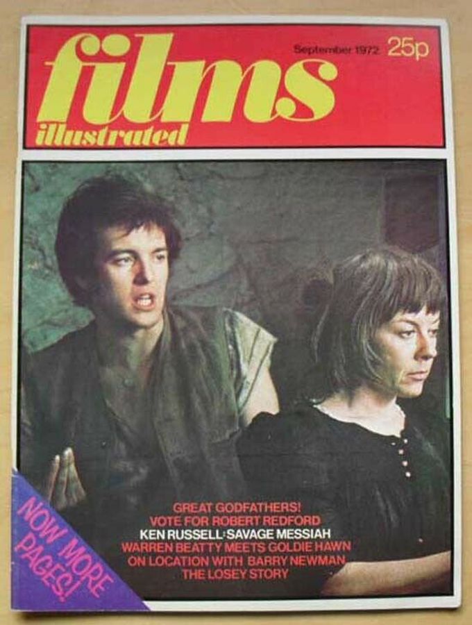 FILMS ILLUSTRATED magazine side cover Issue 15 September 1972
