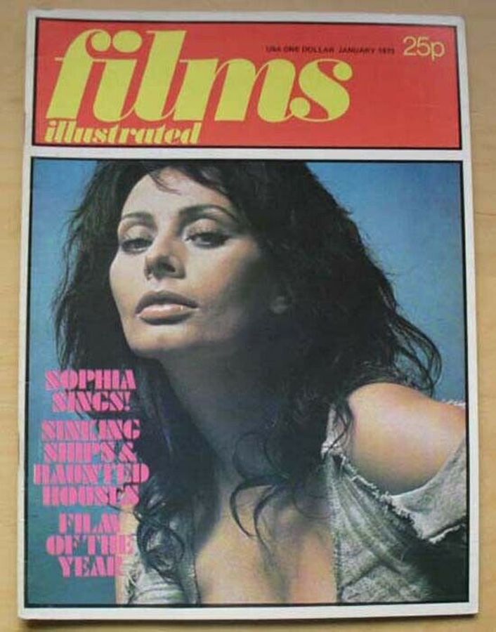 FILMS ILLUSTRATED magazine side cover Issue 19 January 1973
