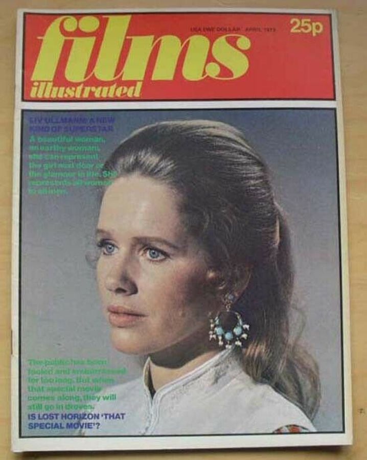 FILMS ILLUSTRATED magazine side cover Issue 22 April 1973
