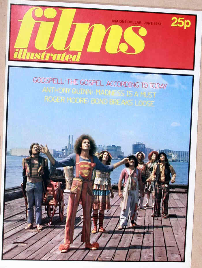 FILMS ILLUSTRATED magazine side cover Issue 24 June 1973