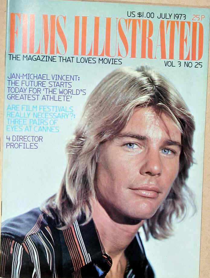 FILMS ILLUSTRATED magazine side cover Issue 25 July 1973