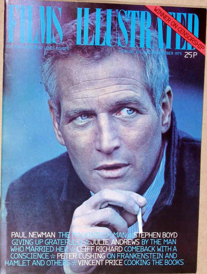 FILMS ILLUSTRATED magazine side cover Issue 28 October 1973